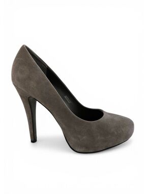 ASH Eloise Grey Suede Stiletto Platform High Heels Size 38/ US 7.5-8